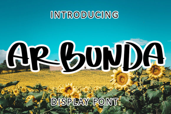 Ar Bunda: A Playful Display Font That Lifts Digital Headlines