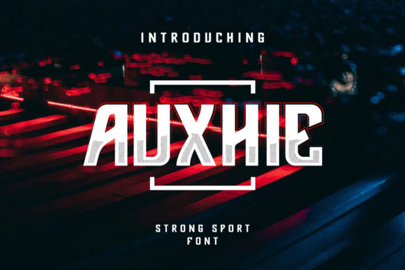 Auxhie: A Bold Display Font for Editorial Impact