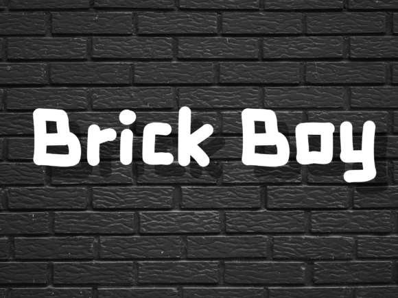 Brick Boy: A Bold Display Font for Small Business Branding
