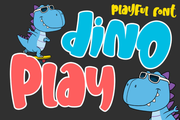 Dino Play: A Friendly Display Font for Joyful Editorial Moments