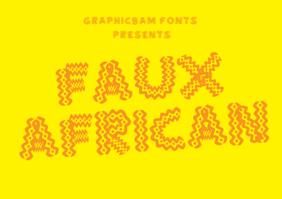 Faux African: A Display Font That Speaks With Warmth and Rhythm