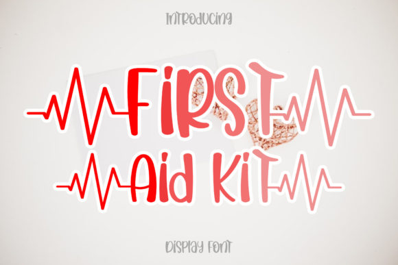 First Aid Kit: A Bold Display Font for Digital Branding