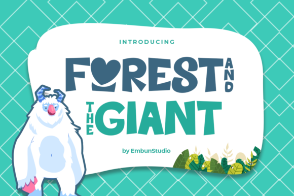 Forest and the Giant: A Display Font That Lands With Clarity