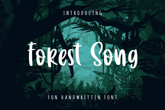 Forest Song: A Refreshing Display Font for Digital Branding