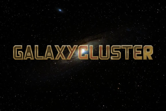 Galaxy Cluster: A Display Font That Makes Your Headlines Unmissable
