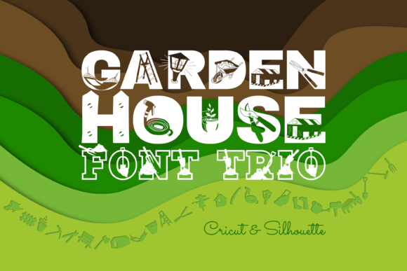 Garden House Trio Font: A Display Typeface for Digital Charm
