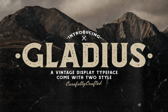 Gladius: A Bold Display Font That Makes Your Brand Instantly Memorable