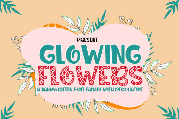 Glowing Flowers: A Display Font That Makes Campaigns Unmissable