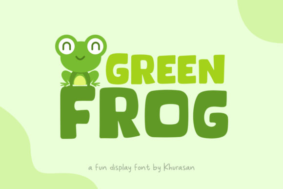 Green Frog: A Playful Display Font That Feels Like Home