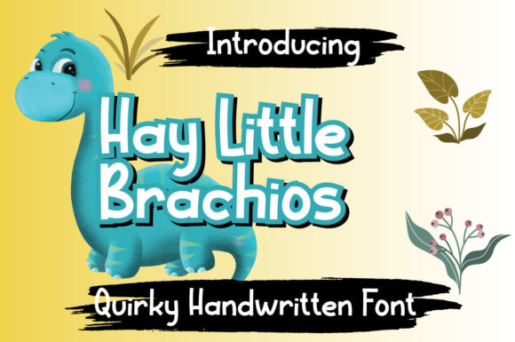 Hay Little Brachios: A Playful Display Font That Feels Like a Warm Welcome