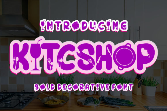 KitcShop: A Bold Display Font for Scroll-Stopping Campaigns