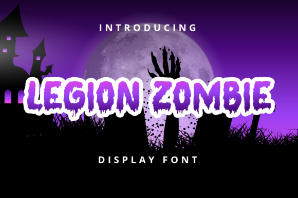 Legion Zombie: A Spooky Display Font That Delivers in Real Campaigns