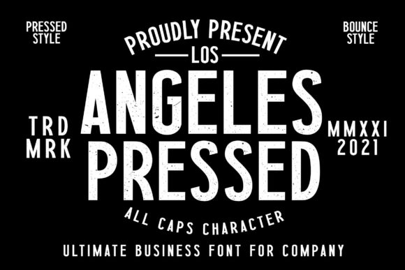Los Angeles Press: A Bold Display Font for Editorial Impact