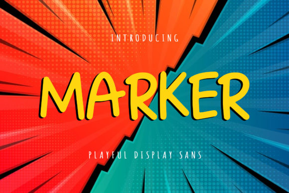 Marker: A Playful Display Font That Makes Campaigns Instantly Recognizable
