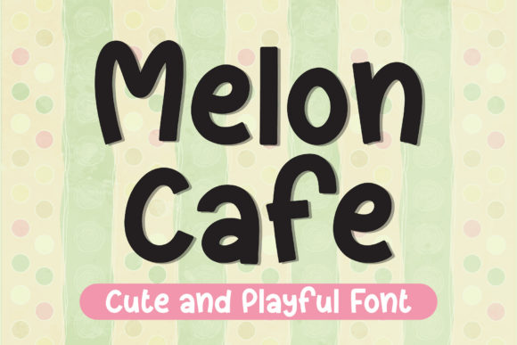 Melon Cafe: A Playful Display Font for Warm Editorial Moments