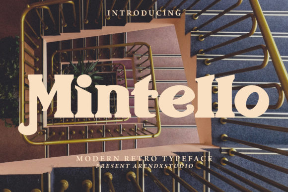 Mintello: A Vintage Display Font That Just Works