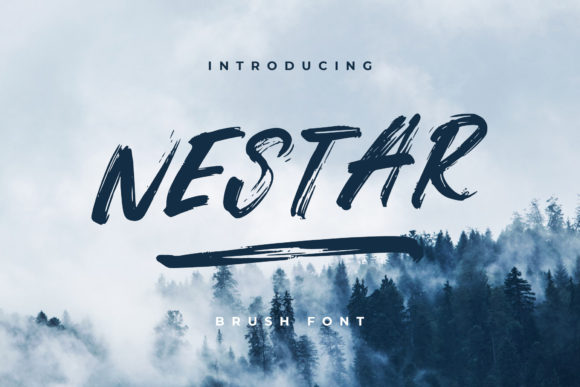 Nestar Brush: A Display Font That Feels Like Handmade Confidence