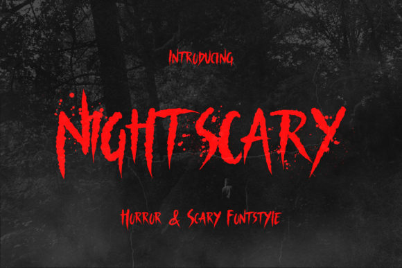 Nightscary: A Thoughtful Display Font for Spooky Season