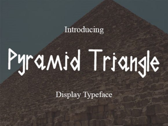 Pyramid Triangle: A Display Font That Makes Your Headlines Instantly Recognizable