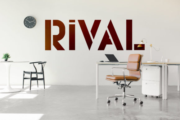 Rival: A Bold Display Font for Modern Web Design