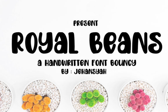 Royal Beans: A Playful Display Font for Friendly Digital Brands