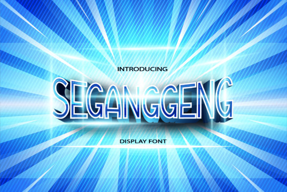 Seganggeng: A Display Font That Breathes With Your Words