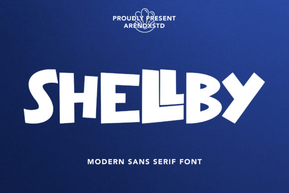 Shellby: A Playful Display Font for Handmade Labels & Kids’ Printables