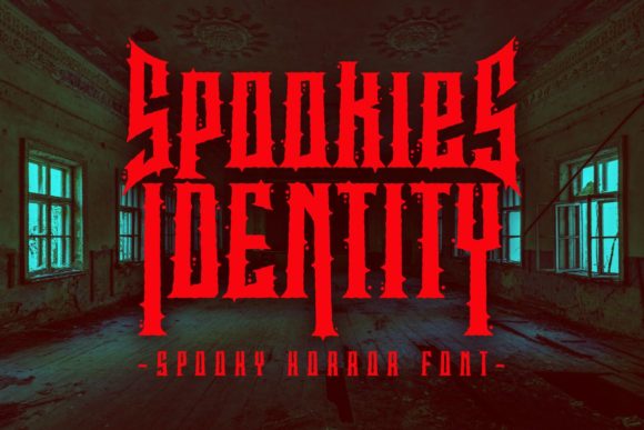 Spookies Identity: A Bold Horror Display Typeface for Digital Branding