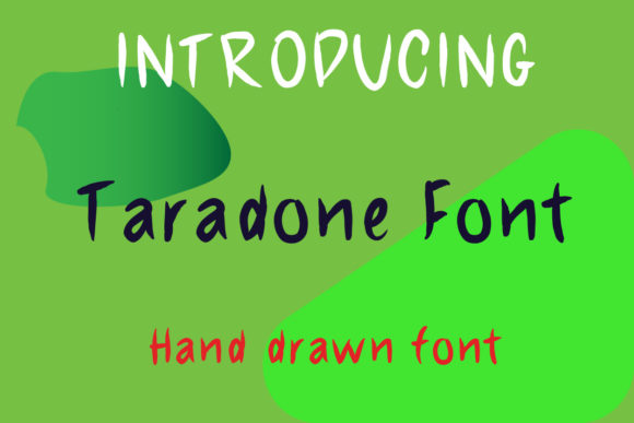 Taradone: A Whimsical Brushed Display Font That Delivers