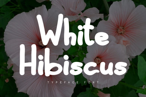 White Hibiscus: A Display Font That Feels Like Hand-Picked Elegance