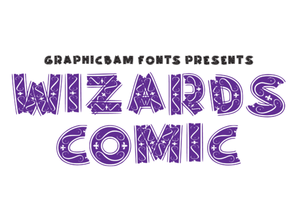 Wizards Comic: A Display Font That Adds Magic to Real Business Branding
